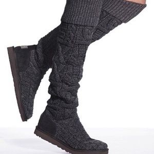 UGG Over the Knee Twisted Cable Boots